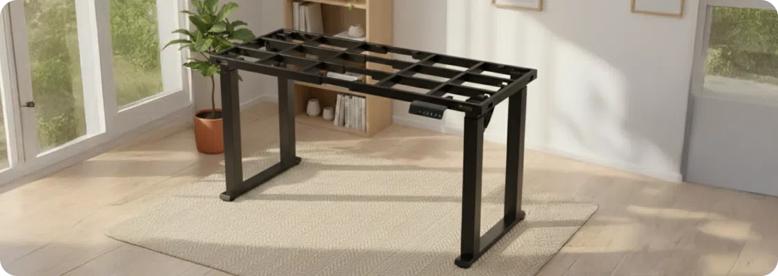 stelaz elektryczny czarny